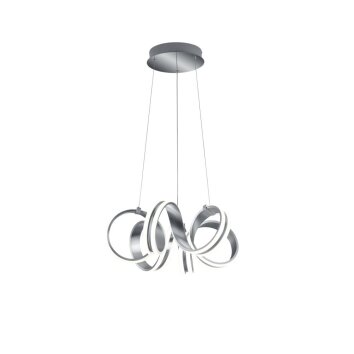 Trio CARRERA Hanglamp LED Aluminium, 1-licht