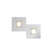 Grossmann KARREE Muurlamp LED Aluminium, Champagne, 2-lichts