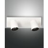 Fabas Luce Modo Plafondlamp Wit, 2-lichts