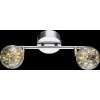 Globo XMAS Plafondlamp LED Nikkel mat, 2-lichts