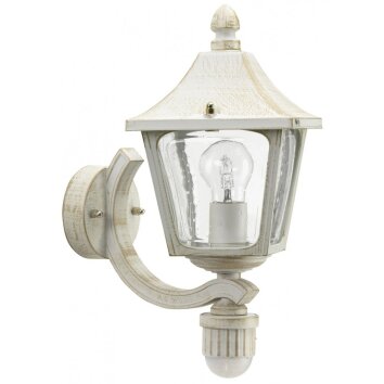 Albert 1822 Buiten muurverlichting Goud, Wit, 1-licht, Bewegingsmelder