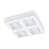 Eglo FERREROS Plafondlamp LED Wit, 4-lichts