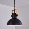 Chetco Hanger Hout licht, Zwart, 1-licht