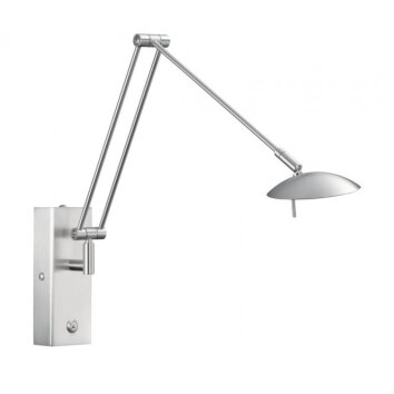 Knapstein Muurlamp LED Nikkel mat, 2-lichts