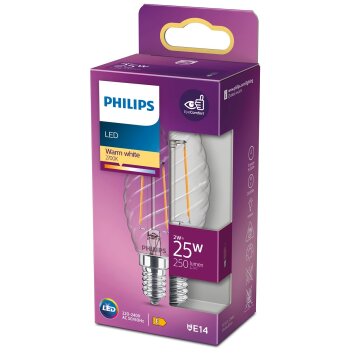 Philips LED E14 2 Watt 2700 Kelvin 250 Lumen