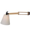 Steinhauer Mexlite Muurlamp Beige, Hout licht, Zwart, 1-licht