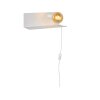 Lucide SEBO Bedlamp Wit, 1-licht