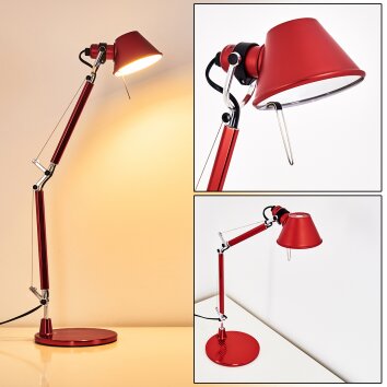 Artemide TOLOMEO MICRO Tafellamp Red, 1-licht