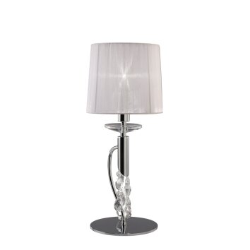 Mantra TIFFANY Tafellamp Chroom, 1-licht