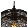 Lucide MESH Hanglamp Grijs, 2-lichts