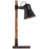 Brilliant Plow Tafellamp Hout donker, Zwart, 1-licht