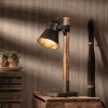 Brilliant Plow Tafellamp Hout donker, Zwart, 1-licht