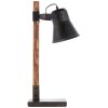 Brilliant Plow Tafellamp Hout donker, Zwart, 1-licht