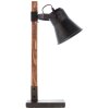 Brilliant Plow Tafellamp Hout donker, Zwart, 1-licht