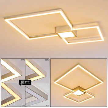 Narpes Plafondlamp LED Nikkel mat, 1-licht