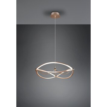 Trio Charivari Hanglamp LED Messing, 1-licht