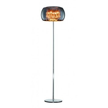 Trio VAPORE Staande lamp Chroom, 4-lichts