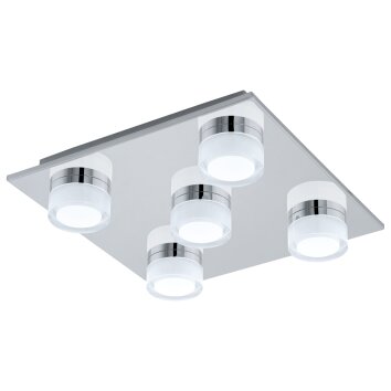 Eglo ROMENDO Plafondlamp LED Chroom, 5-lichts