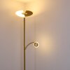 Cazis Staande lamp LED Messing, 1-licht