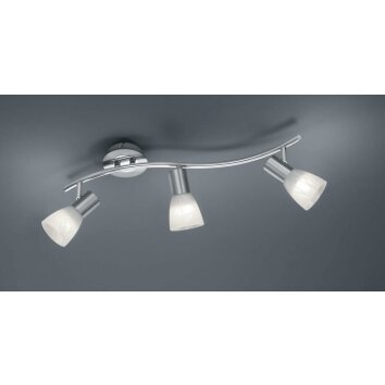 Trio LEVISTO Plafond spot LED Nikkel mat, 3-lichts