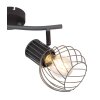 Globo BEVERONE Spotlamp Zwart, 2-lichts