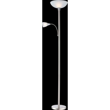 Globo Blade Staande lamp LED Nikkel mat, 2-lichts