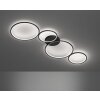 Trio RONDO Plafondlamp LED Zwart, 1-licht