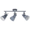 Brilliant Bogart Spotbalk plafond Grijs, 3-lichts