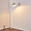 Poitou Staande lamp Nikkel mat, 1-licht