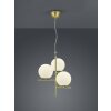 Trio PURE Hanglamp Messing, 3-lichts