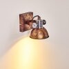 Gudo Muurlamp Roest, Wit, 1-licht