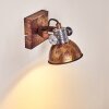 Gudo Muurlamp Roest, Wit, 1-licht