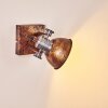 Gudo Muurlamp Roest, Wit, 1-licht