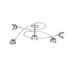 Trio BALOUBET Plafondlamp LED Chroom, 5-lichts