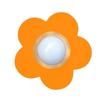 Waldi Fleur petit Plafondlamp Oranje, 1-licht