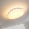 Bleik Plafondlamp LED Wit, 1-licht, Afstandsbediening