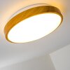 Sora Wood Plafondlamp LED Hout licht, Wit, 1-licht