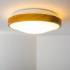 Sora Wood Plafondlamp LED Hout licht, Wit, 1-licht