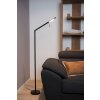 Lucide BERGAMO Staande lamp LED Zwart, 1-licht