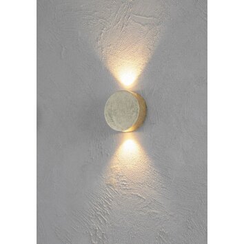 Escale SUN Muurlamp LED Goud, 2-lichts