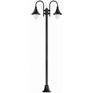 LCD Lengerich Staande lamp Zwart, 2-lichts