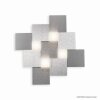 Grossmann CREO Plafondlamp LED Aluminium, 4-lichts