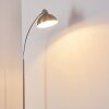 Poitou Staande lamp Nikkel mat, 1-licht