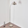 Poitou Staande lamp Nikkel mat, 1-licht