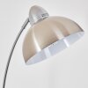 Poitou Staande lamp Nikkel mat, 1-licht