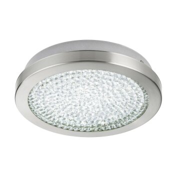 Eglo AREZZO 2 Plafondlamp LED Kristaloptiek, Nikkel mat, 1-licht