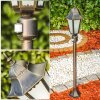 Hongkong Frost Buiten staande lamp Bruin, Goud, 1-licht, Bewegingsmelder