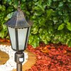 Hongkong Frost Buiten staande lamp Bruin, Goud, 1-licht, Bewegingsmelder