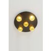 Holländer CARILLON Plafondlamp LED Bruin, Goud, Zwart, 5-lichts