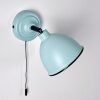 Catharine Muurlamp Blauw, Zwart, 1-licht